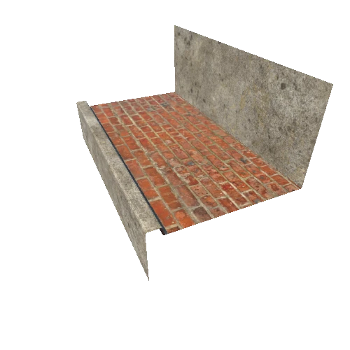 Brick wall_roof end_2x1
